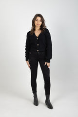 LUCIA CARDIGAN BLACK