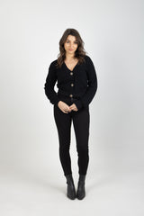 LUCIA CARDIGAN BLACK