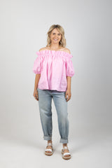 HALCYON RUCHED TOP CAMEO