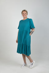 ZANZIBAR TIERED MAXI TEAL