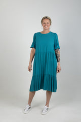 ZANZIBAR TIERED MAXI TEAL