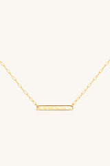 LOGO NECKLACE 18KT GOLD