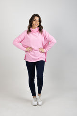 HORIZON RELAXED JUMPER BLUSH