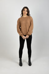 ELENA KNIT TOFFEE