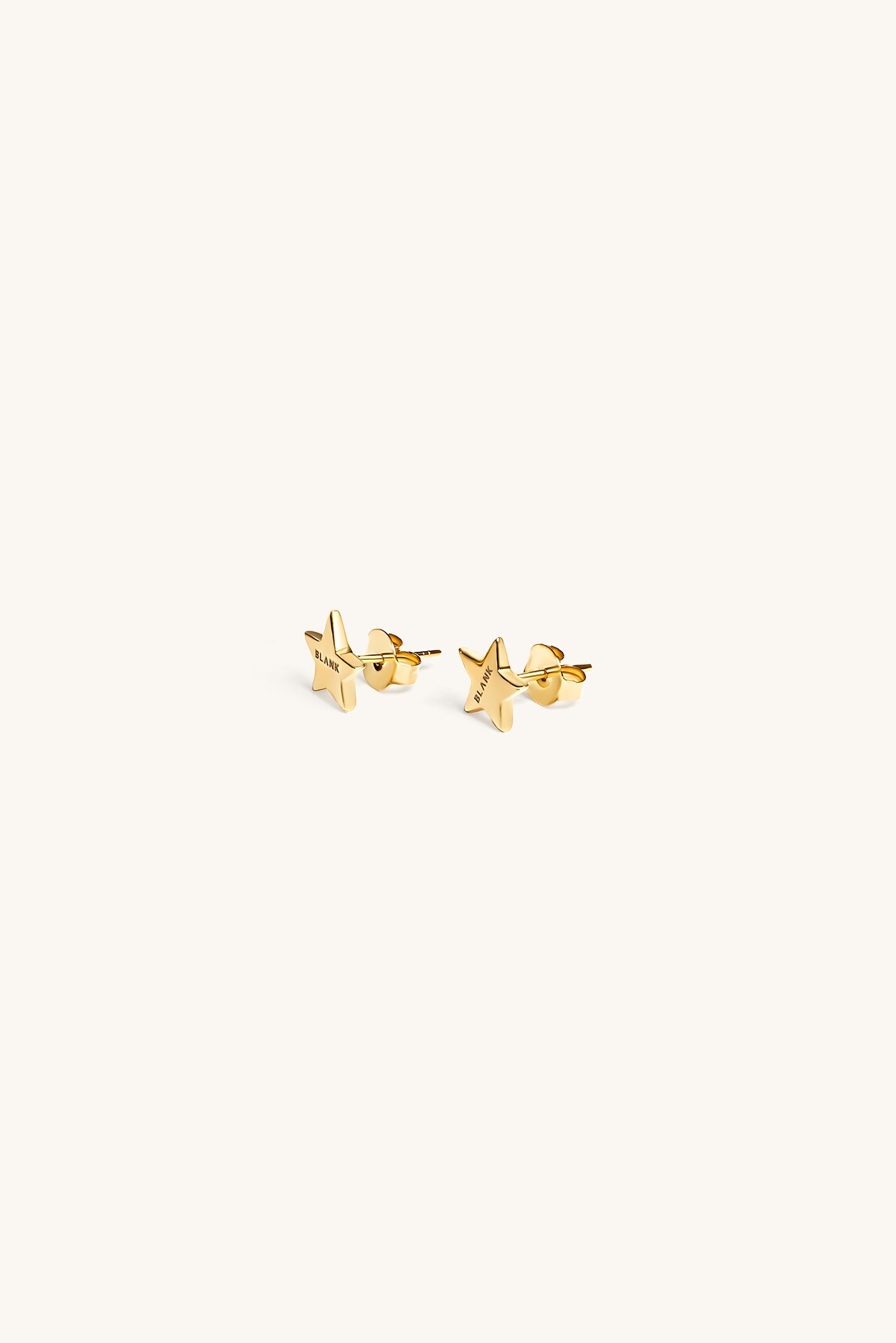 STAR STUD EARRINGS 18KT GOLD