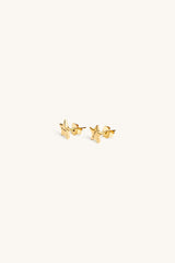 STAR STUD EARRINGS 18KT GOLD