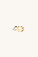 PRETTY PEARL RING 18KT GOLD