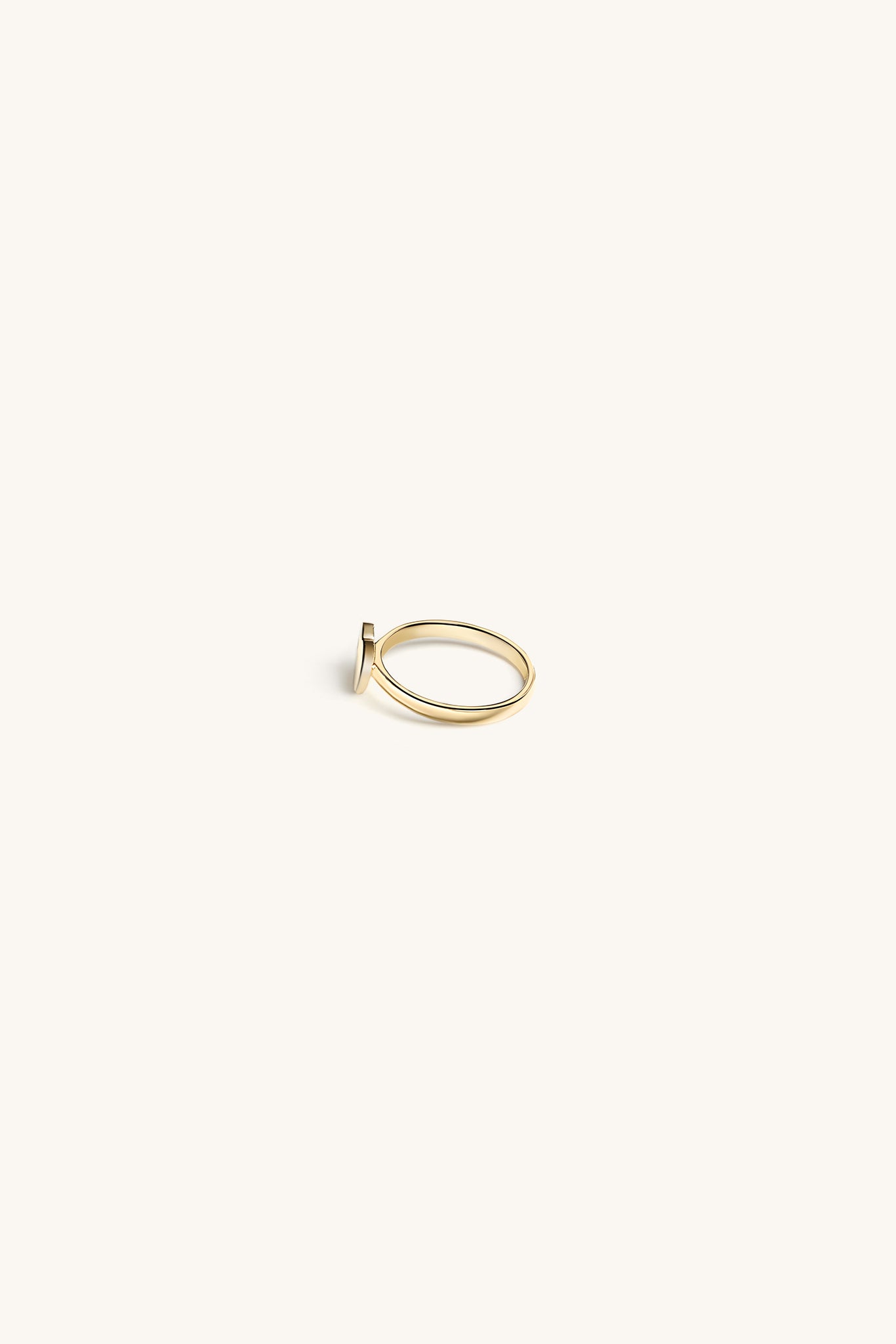 HEART STACKER RING 18KT GOLD