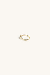 HEART STACKER RING 18KT GOLD