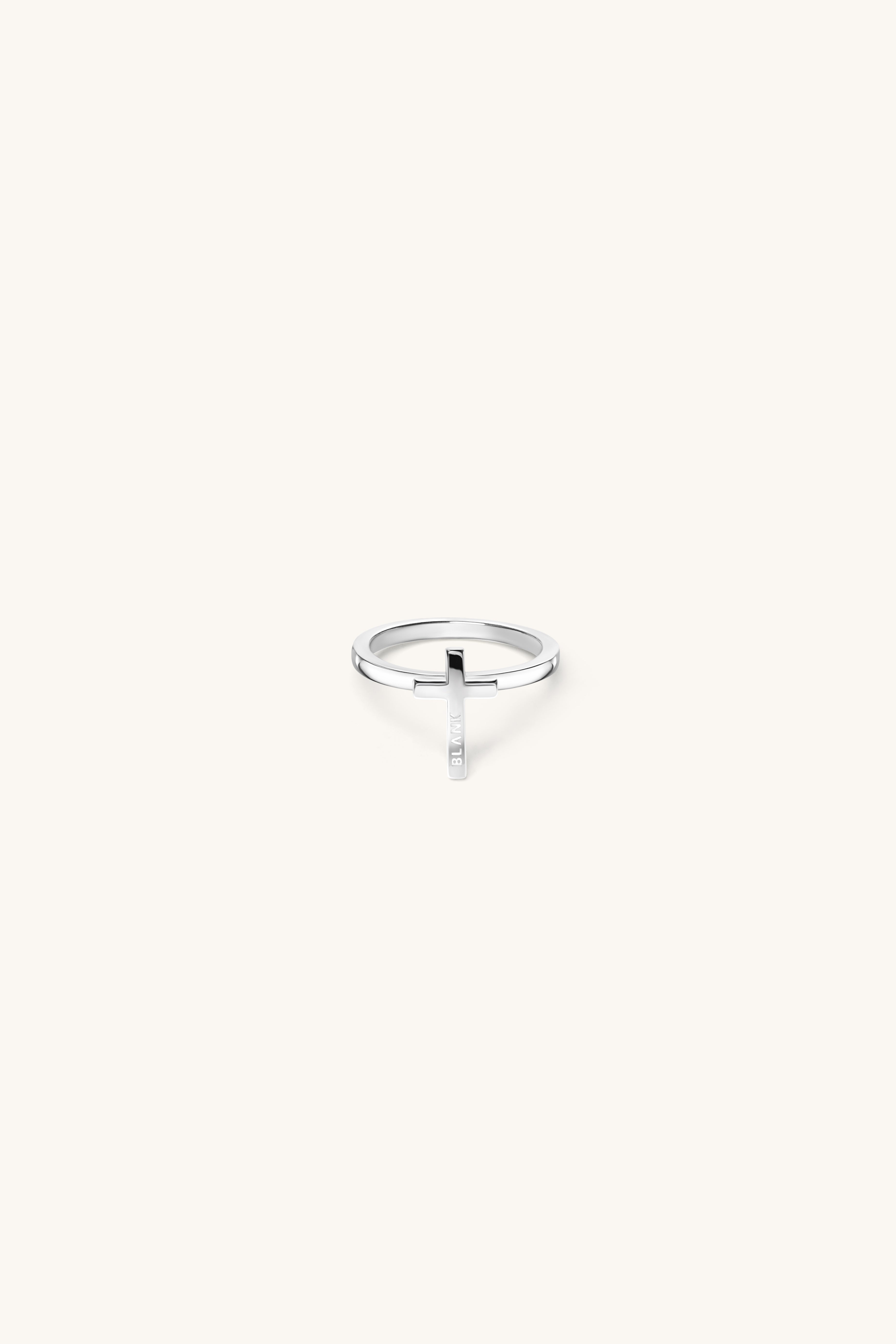 CROSS STACKER RING