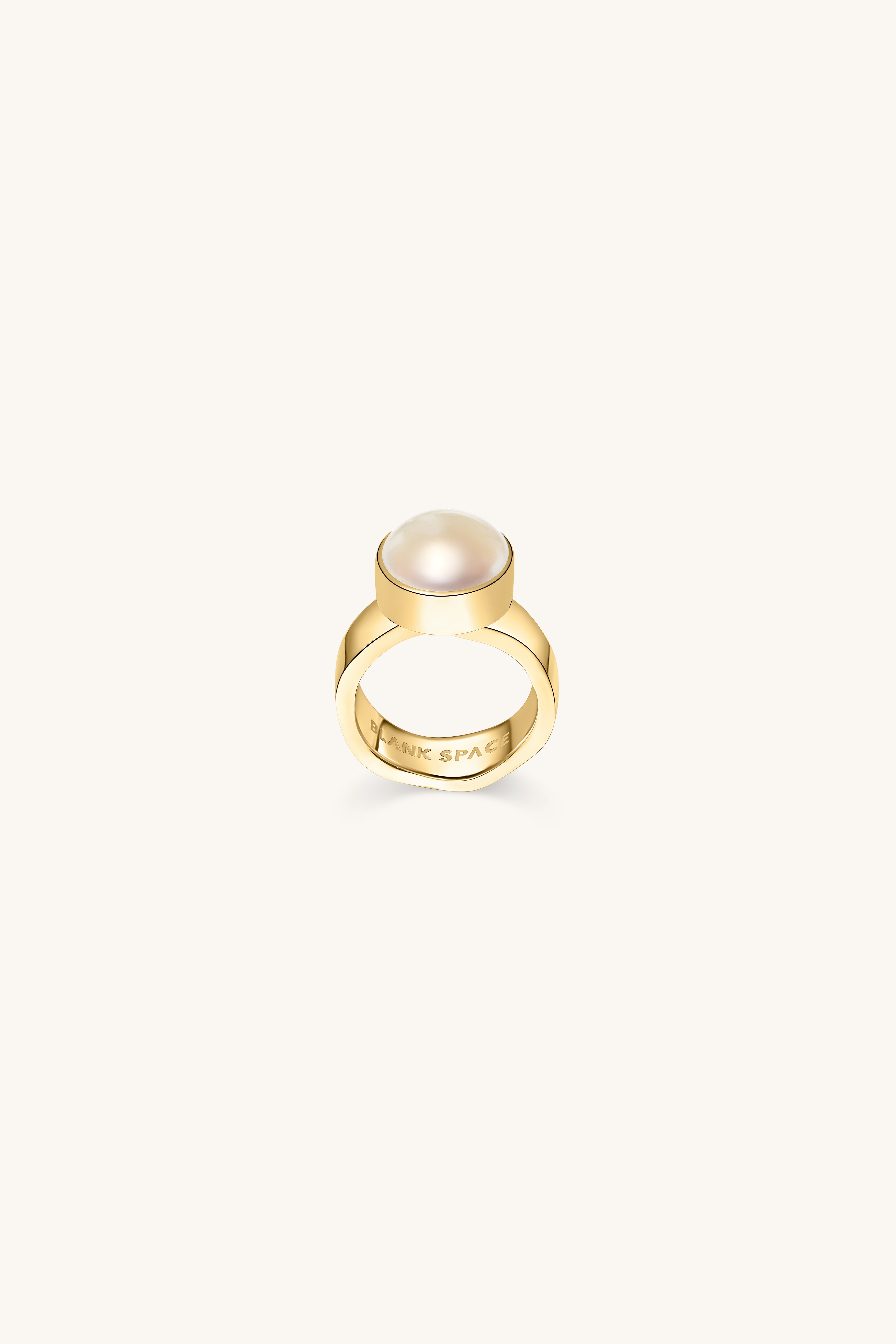 PRETTY PEARL RING 18KT GOLD