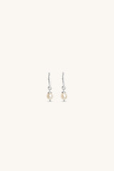 BABY PEARL HOOP EARRINGS