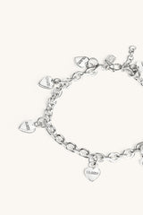 CHAIN OF HEARTS BRACELET