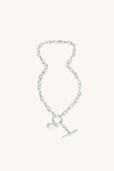 PRETTY PEARL FOB NECKLACE