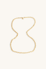 CABLE CHAIN NECKLACE 18KT GOLD