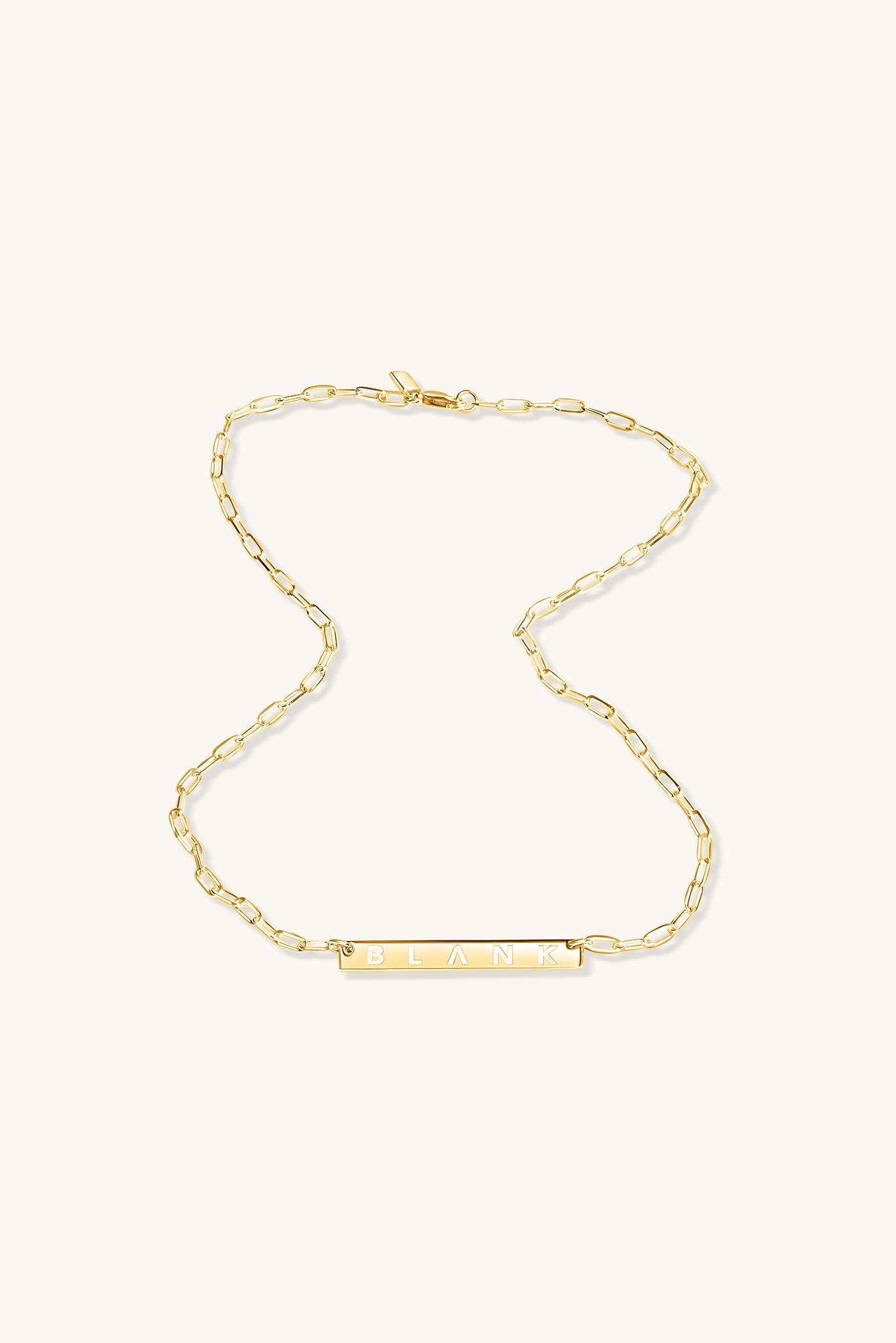 LOGO NECKLACE 18KT GOLD