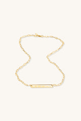 LOGO NECKLACE 18KT GOLD