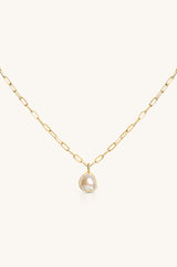 BABY PEARL NECKLACE 18KT GOLD