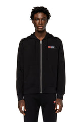 S-GINN ZIP UP HOOD BLACK