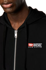 S-GINN ZIP UP HOOD BLACK