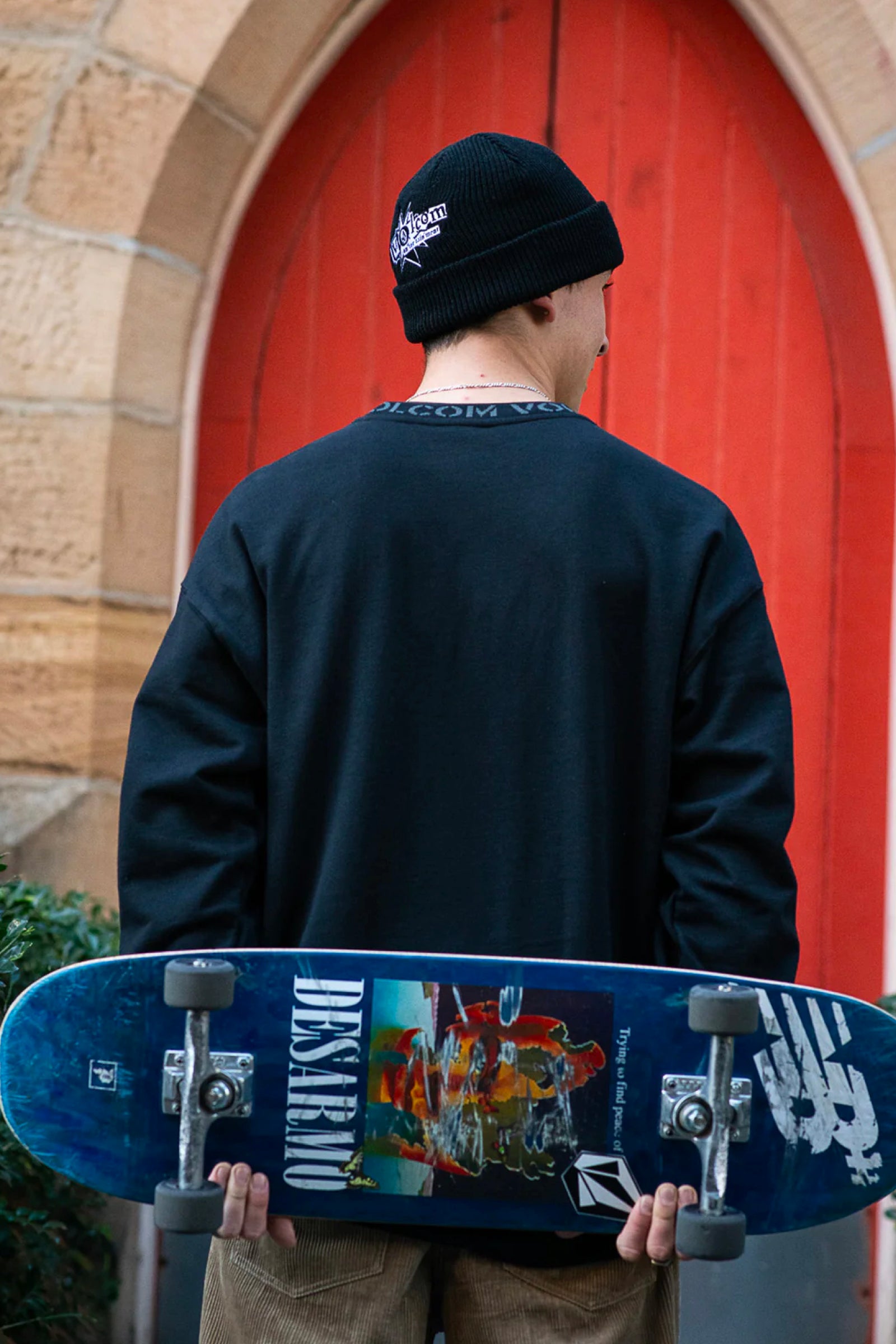 SKATE VITAL CREW PULLOVER FLEECE - BLACK – BLANK SPACE.