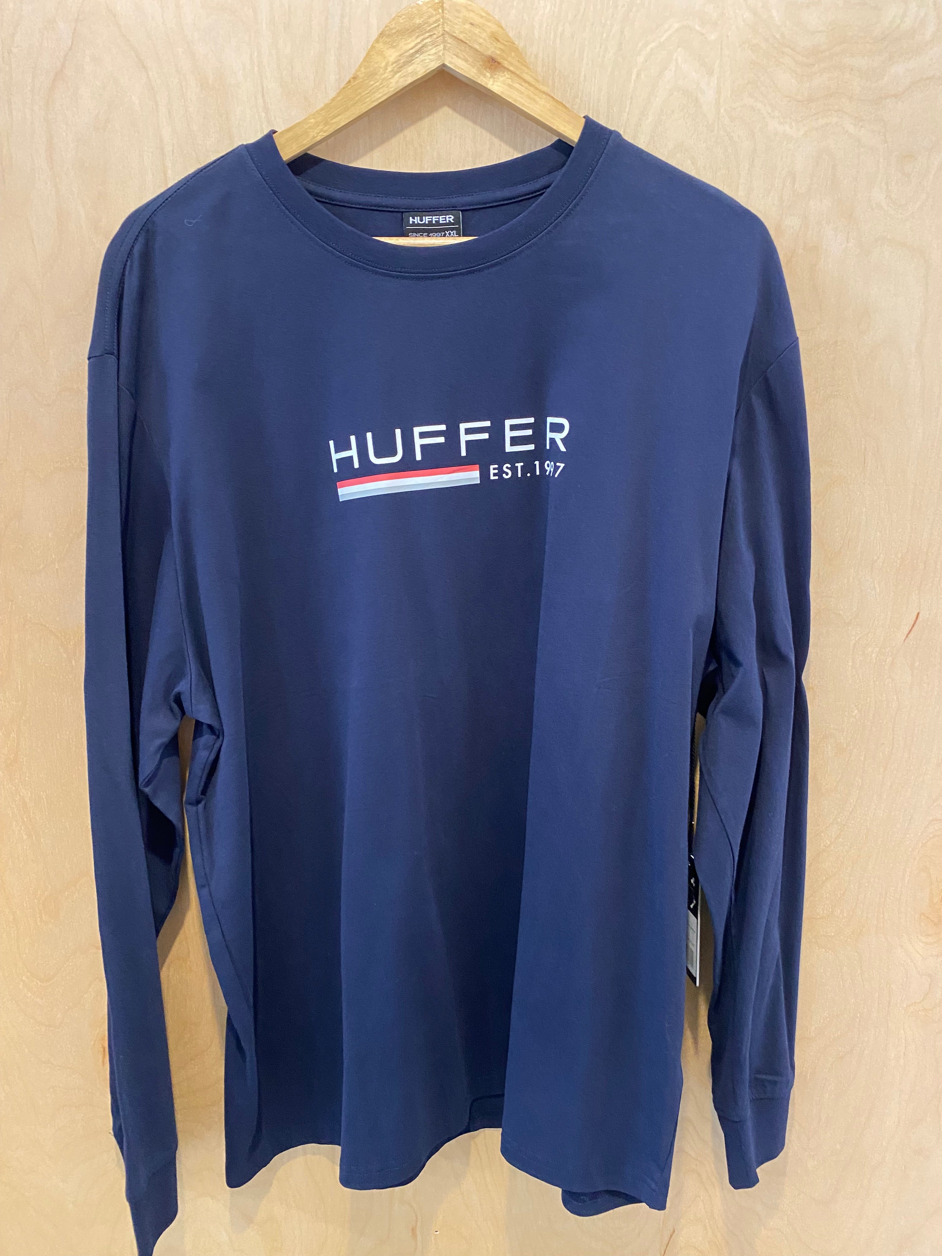 MENS LS SUP TEE/MODE NAVY