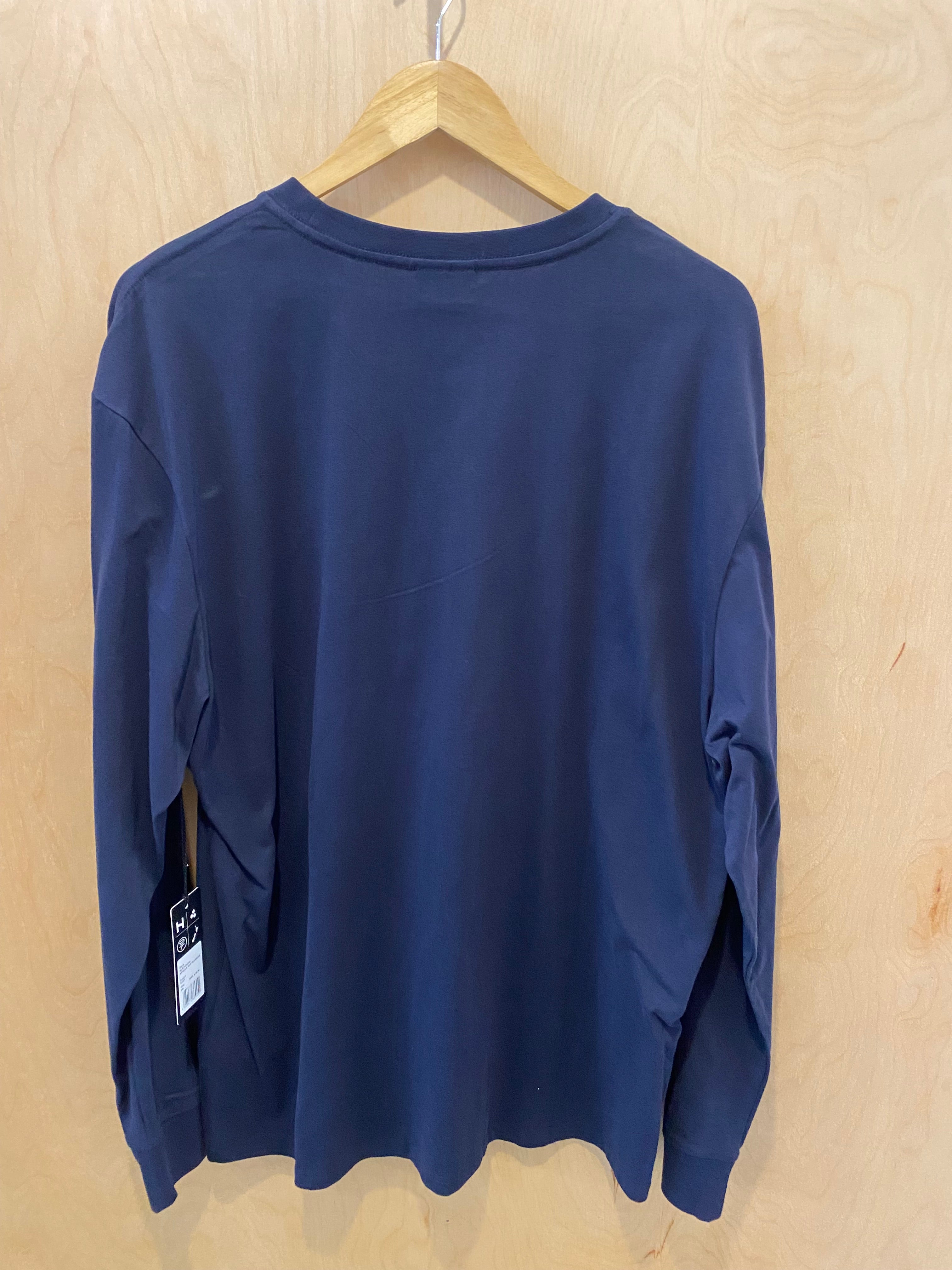 MENS LS SUP TEE/MODE NAVY