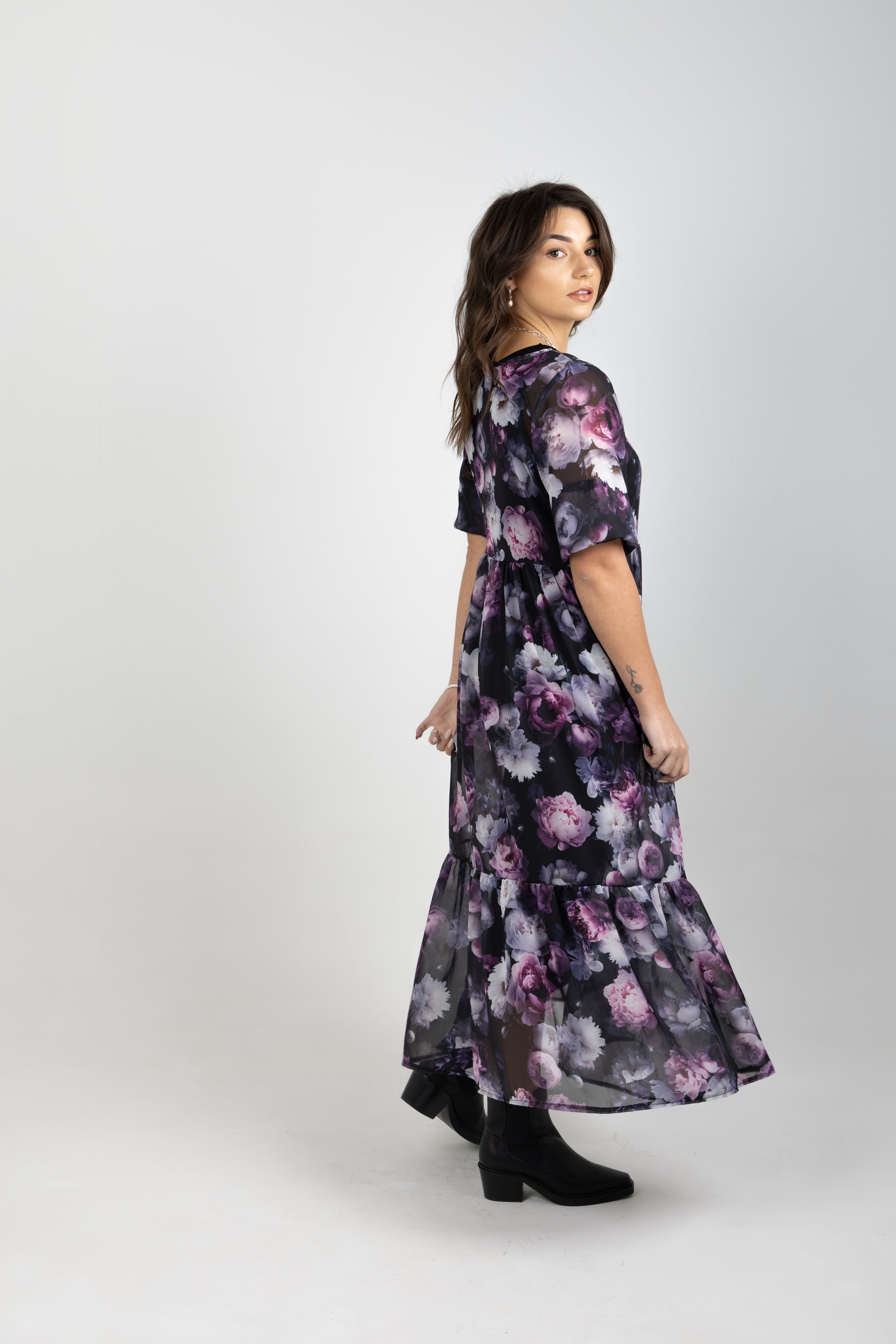 REBECCA DRESS MOONLIGHT GARDEN