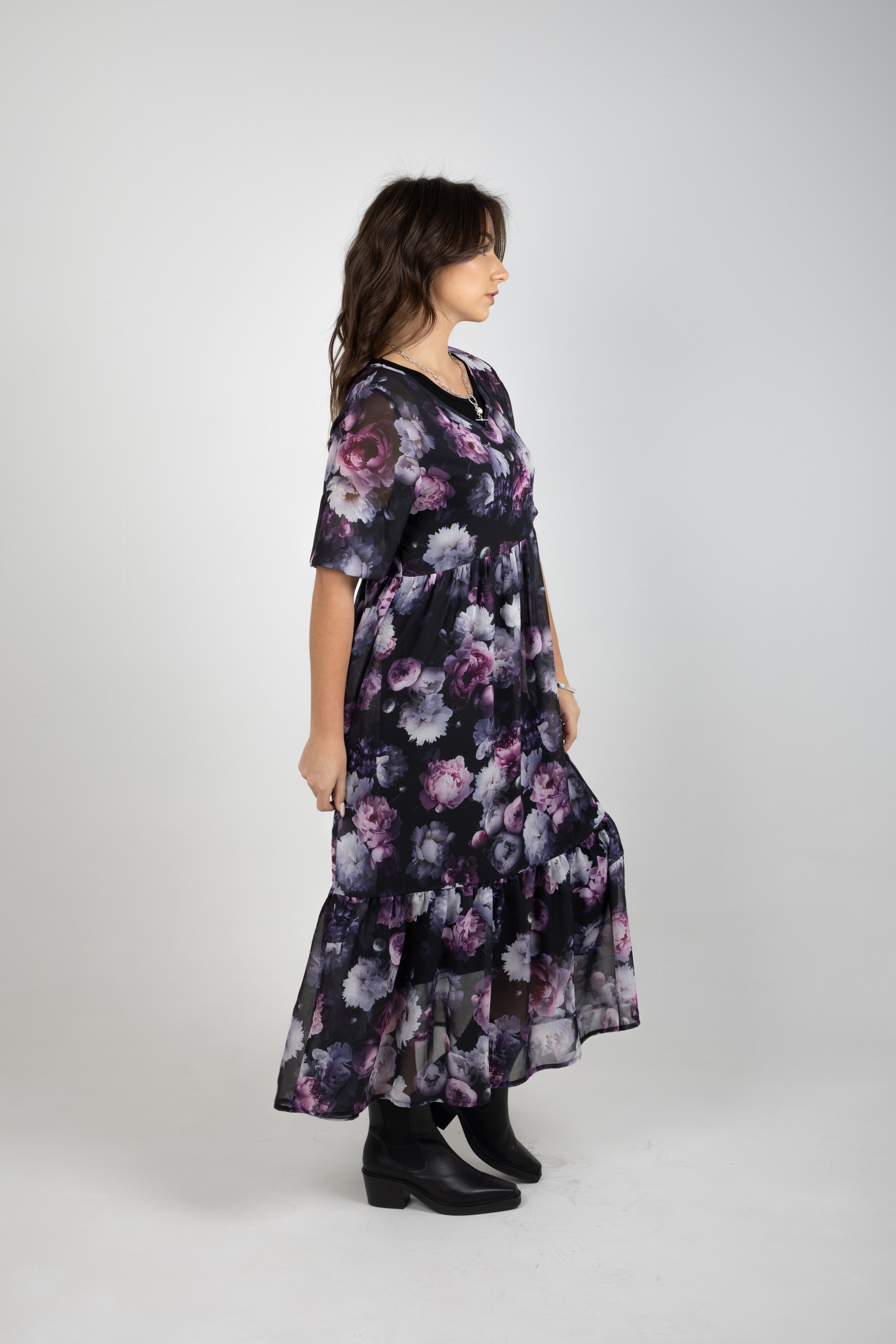 REBECCA DRESS MOONLIGHT GARDEN