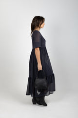 REBECCA DRESS GRAPHITE