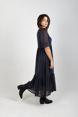 REBECCA DRESS GRAPHITE