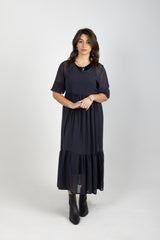 REBECCA DRESS GRAPHITE