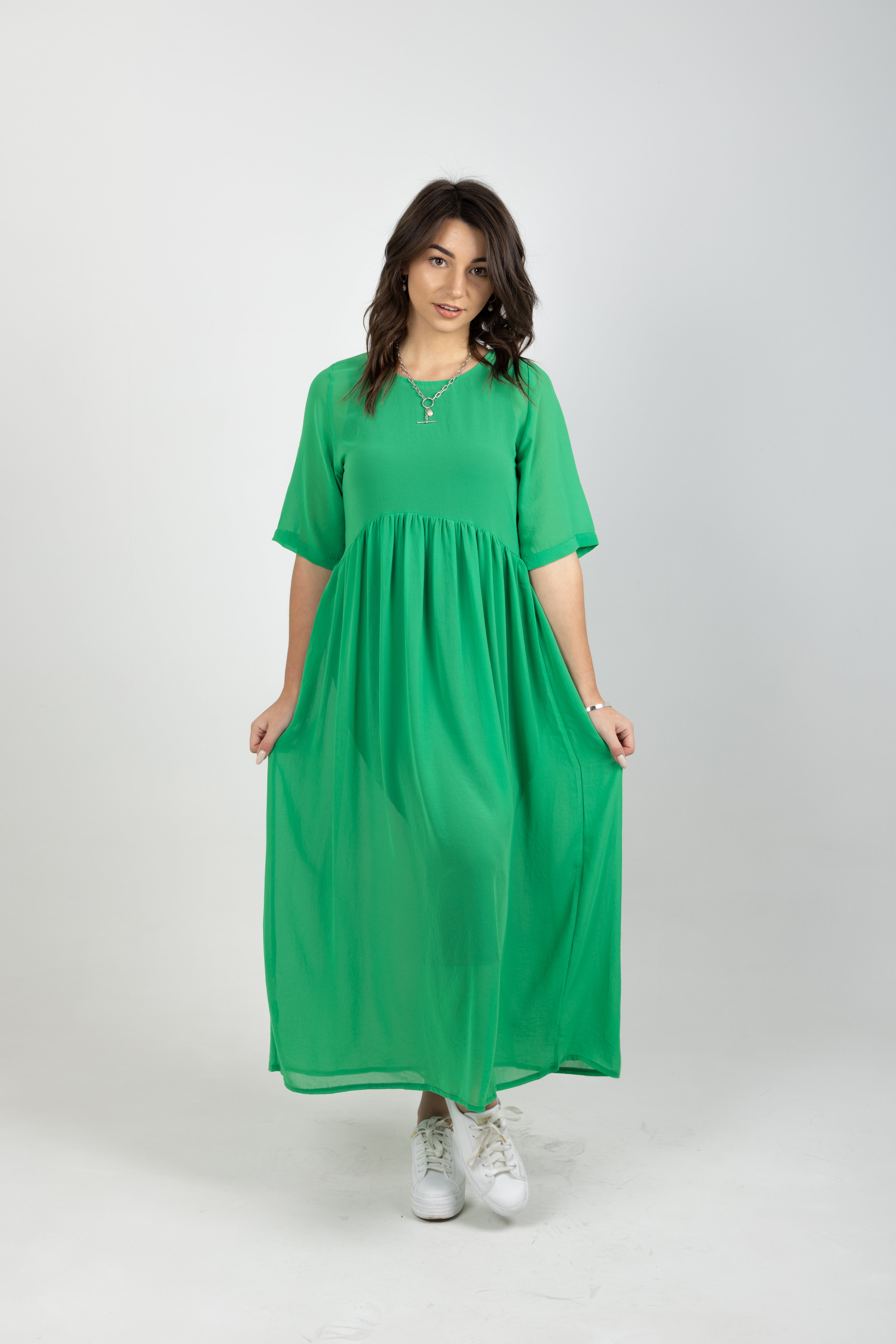 ARC DRESS APPLE GREEN