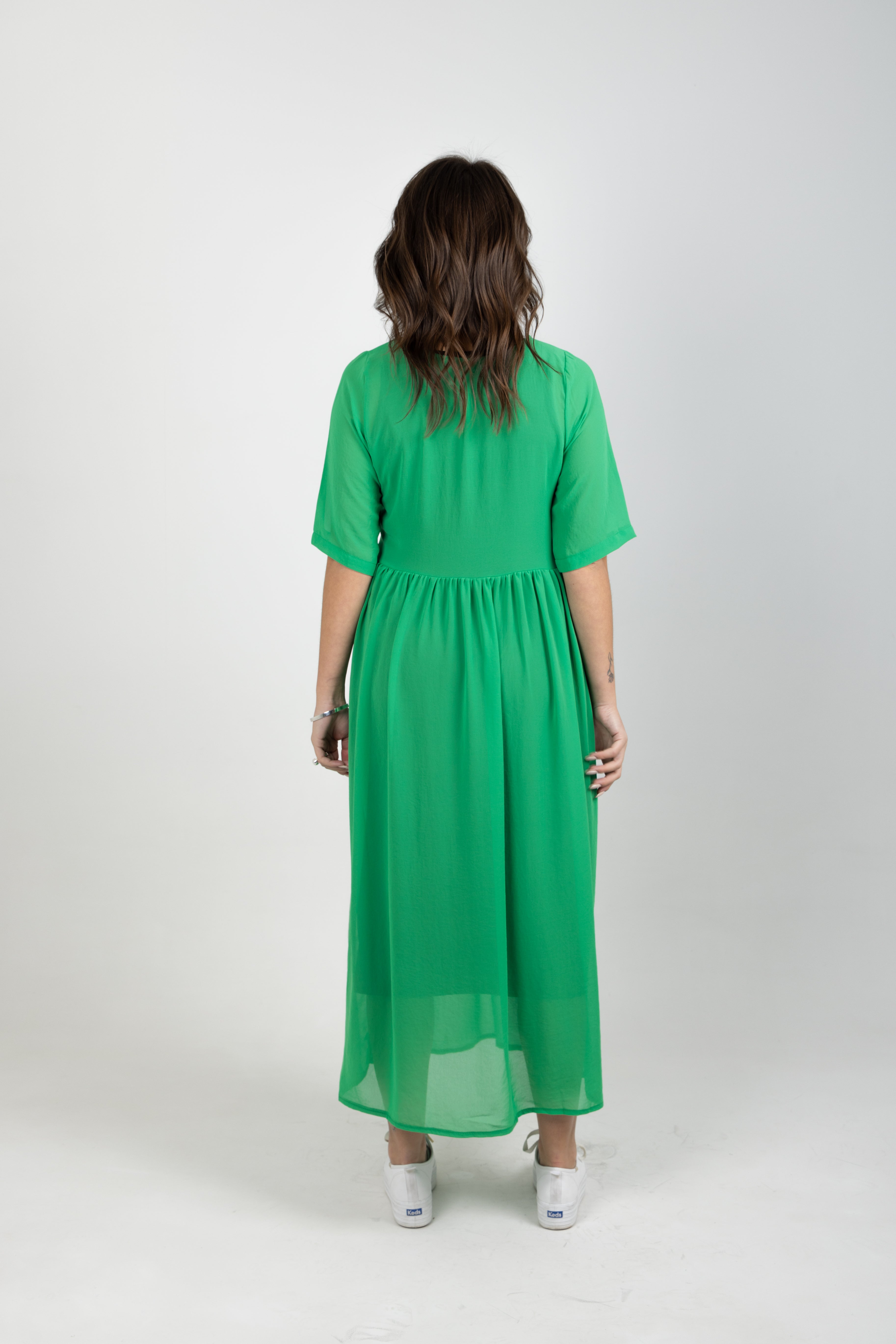 ARC DRESS APPLE GREEN