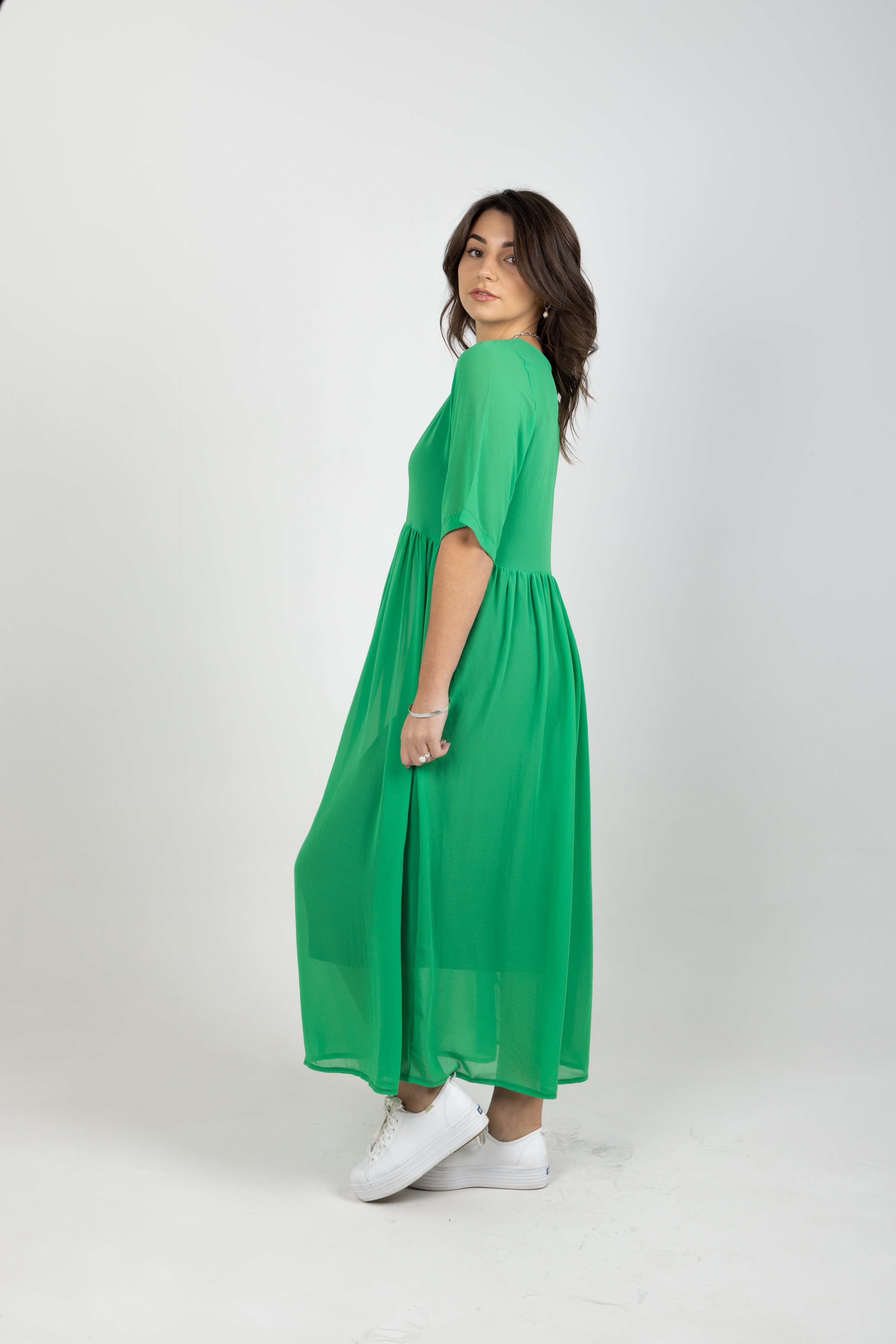 ARC DRESS APPLE GREEN