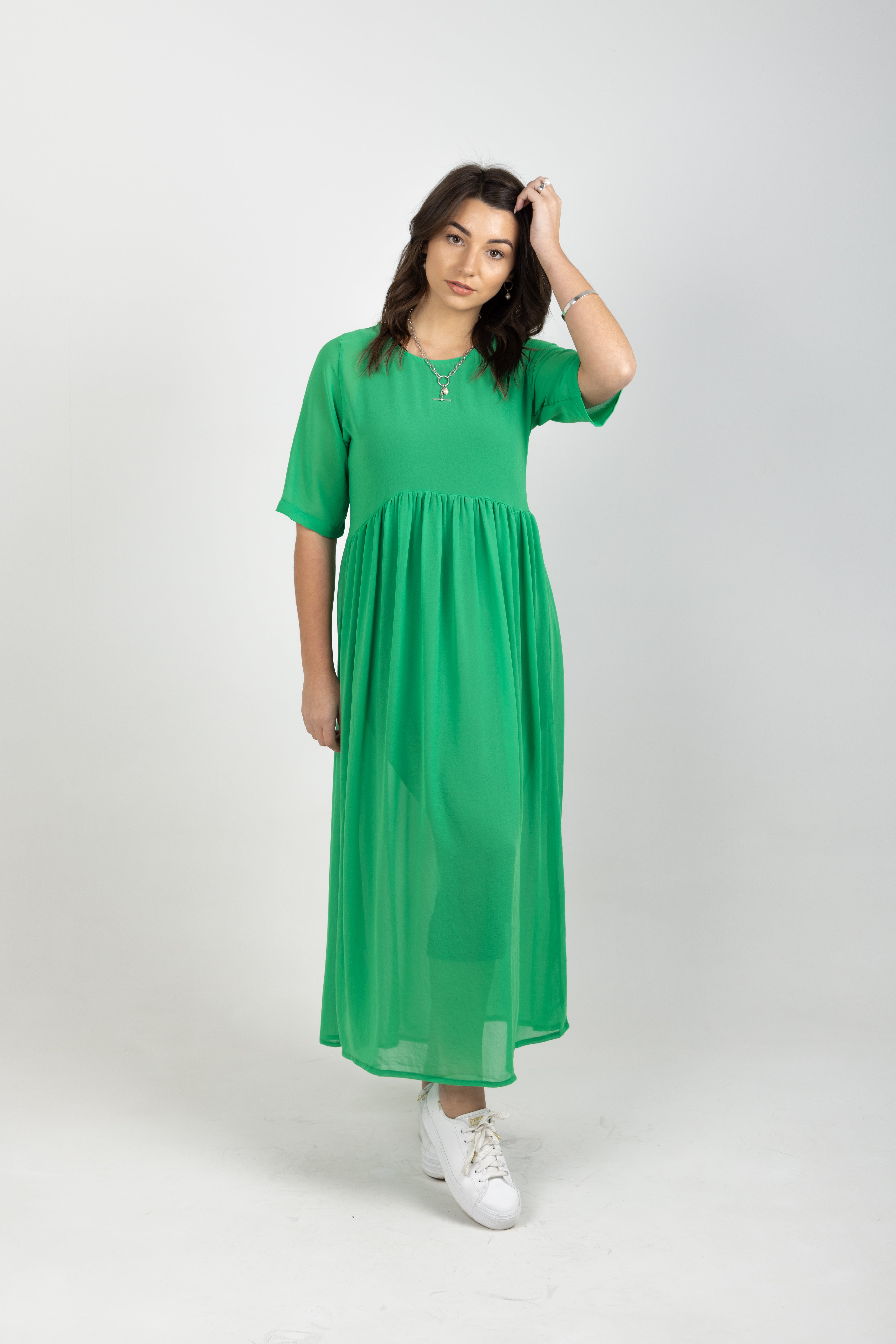 ARC DRESS APPLE GREEN