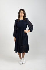 ISABEL DRESS BLUE NOIR