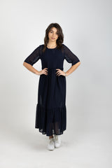 RUBY DRESS BLUE NOIR