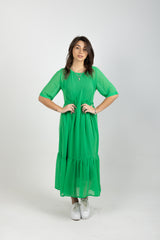 RUBY DRESS APPLE GREEN