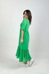 RUBY DRESS APPLE GREEN