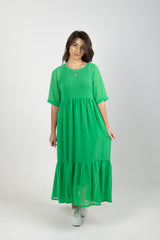 RUBY DRESS APPLE GREEN