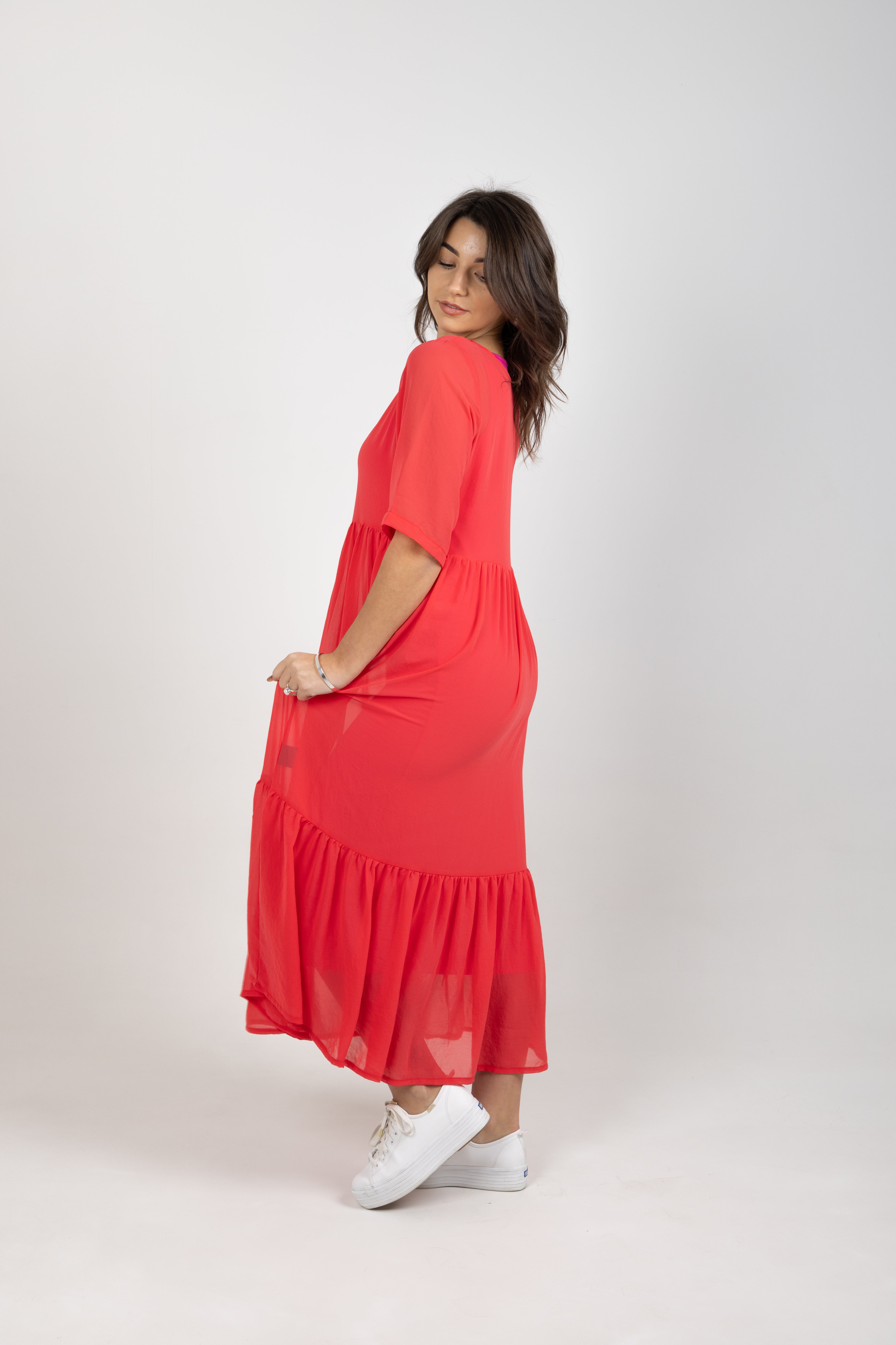 RUBY DRESS CORAL