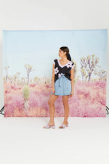 BLOOM VEST COAL LILAC