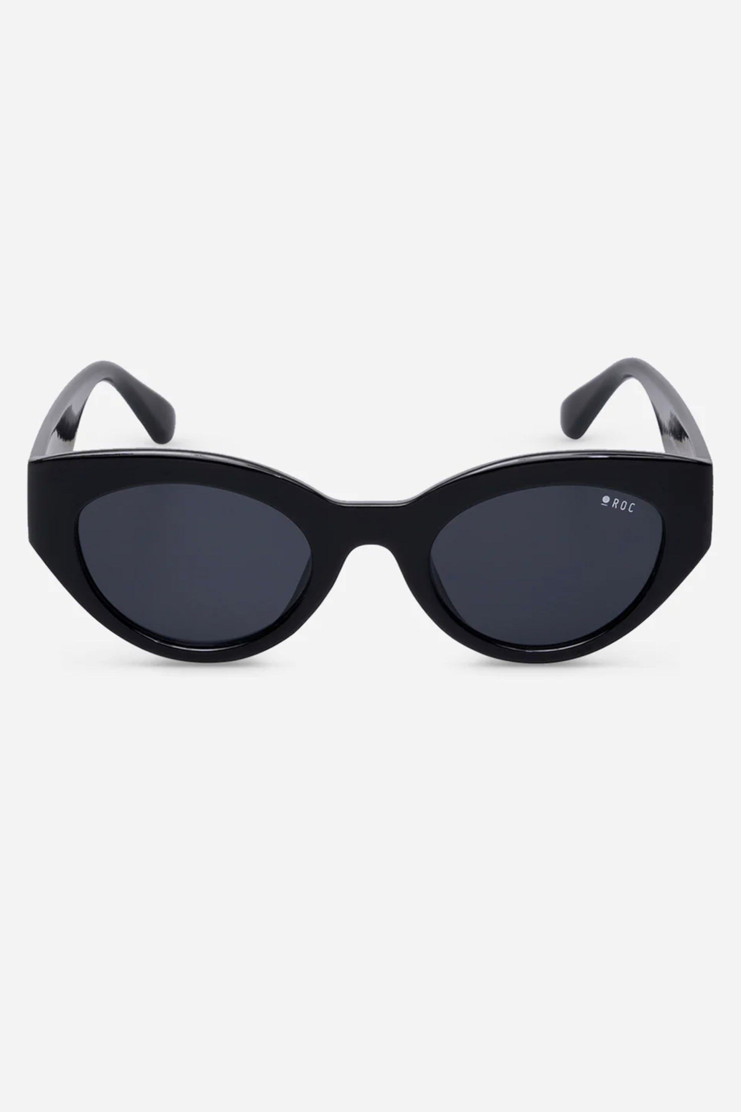 HIBISCUS SUNGLASSES - BLACK SMOKE