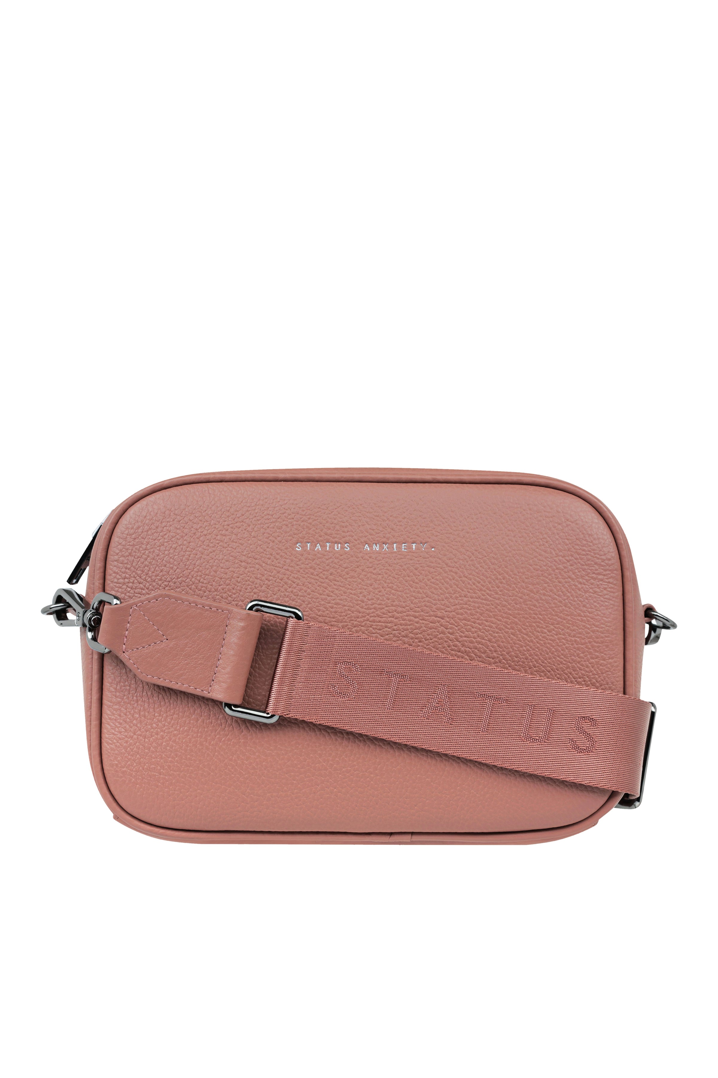 PLUNDER WITH WEBBED STRAP DUSTY ROSE