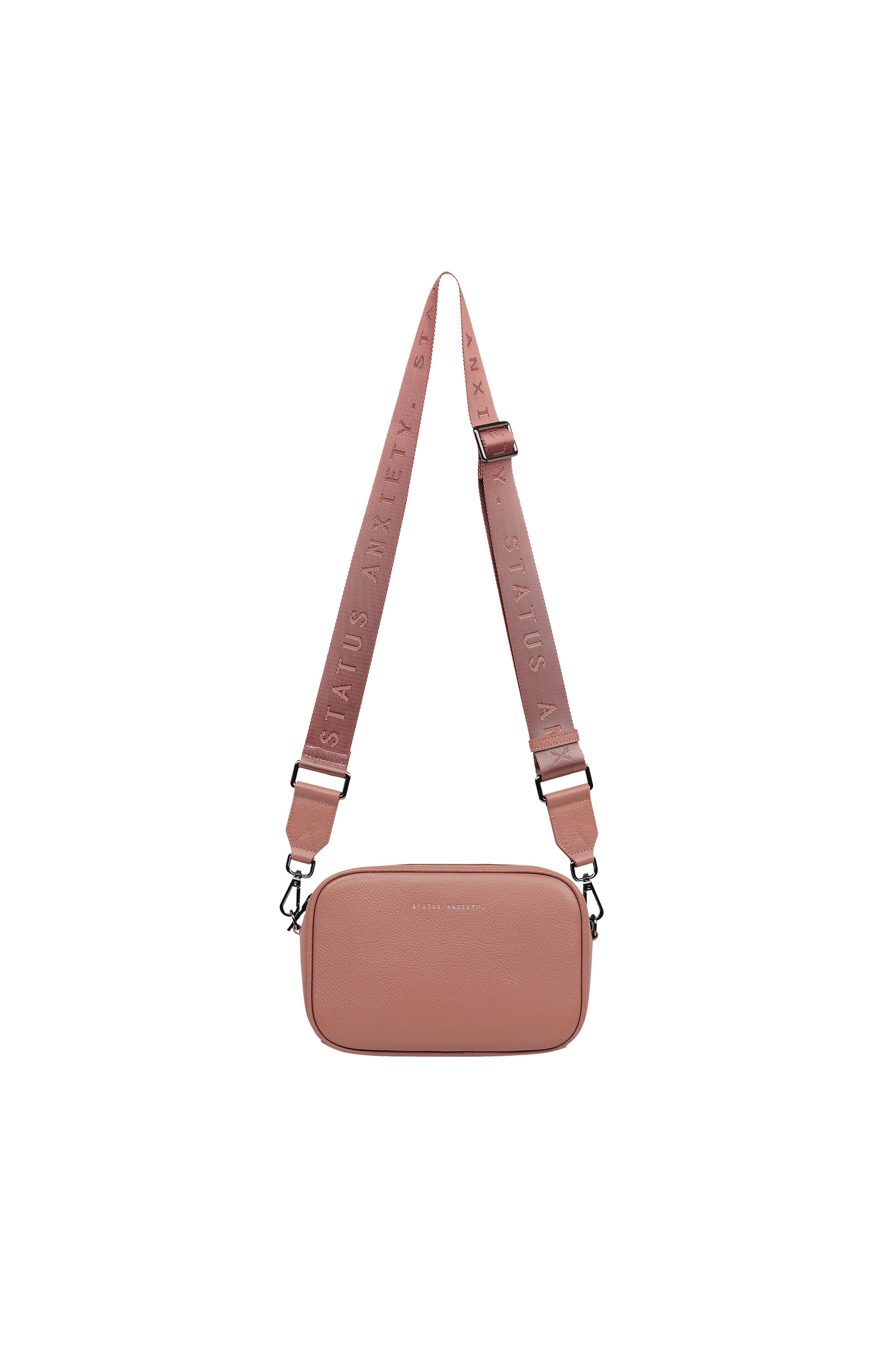 PLUNDER WITH WEBBED STRAP DUSTY ROSE