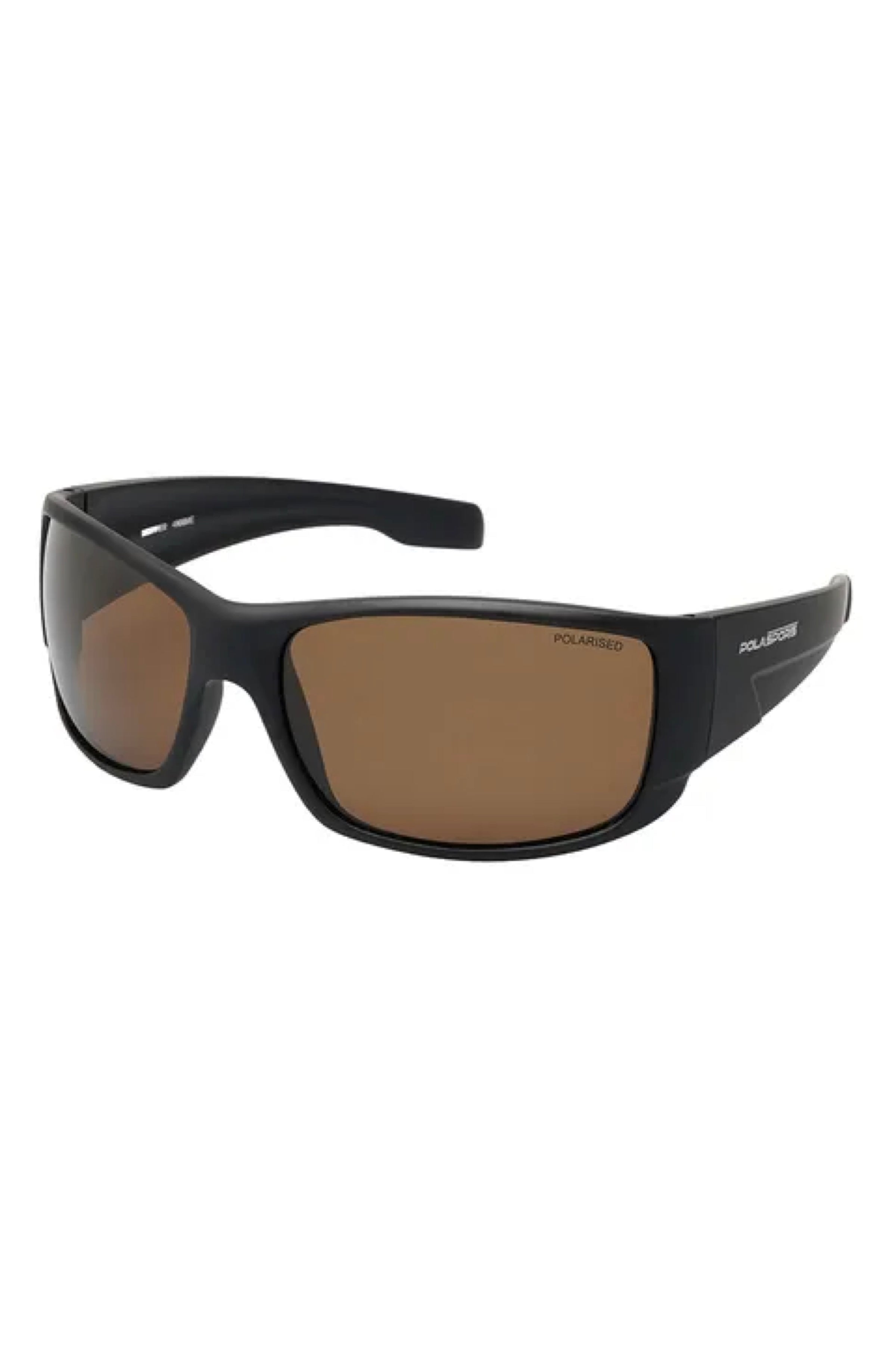 SKIPPER SUNGLASSES - MATTE BLACK / BROWN