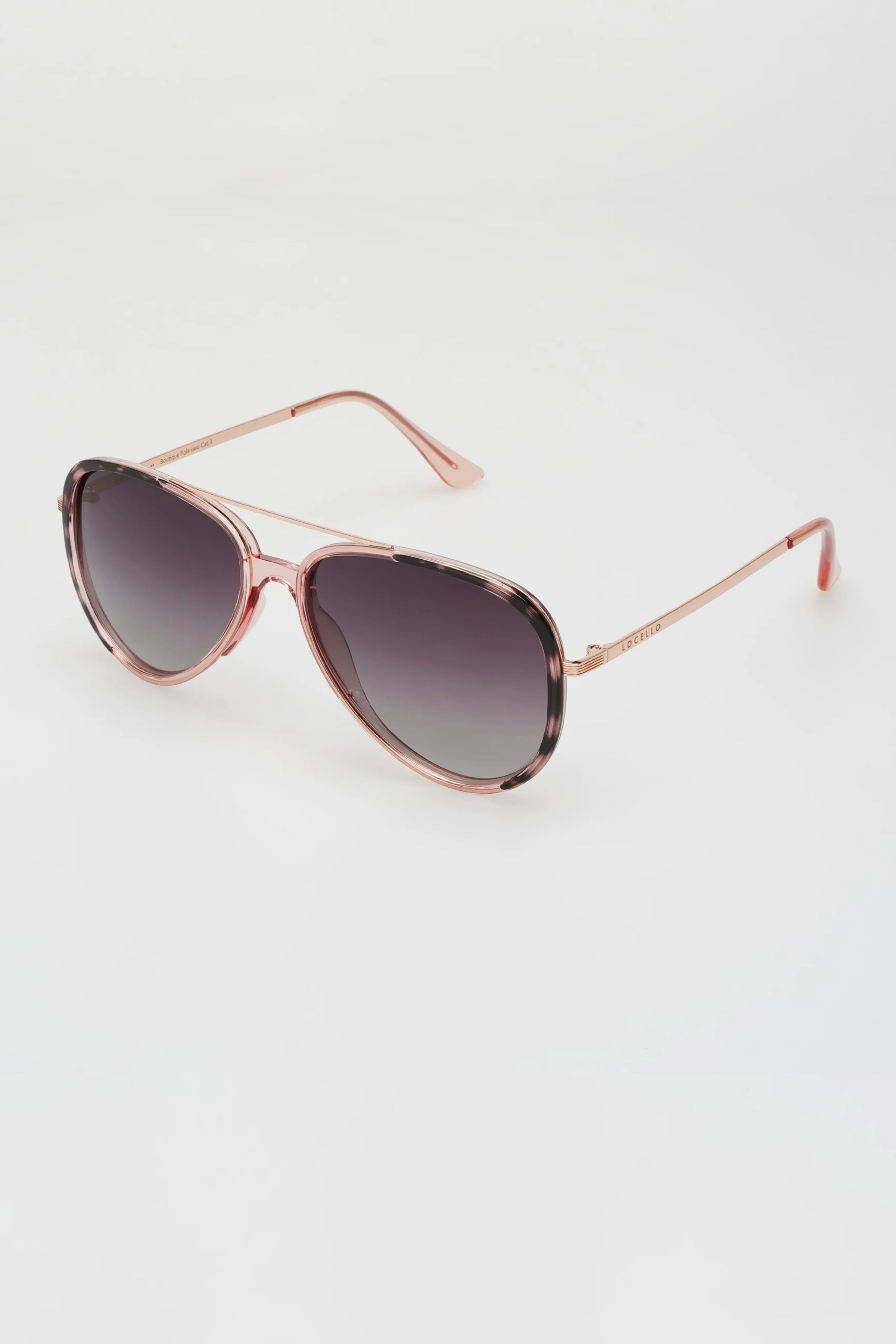 LEXIE SUNGLASSES - PINK TORTOISE