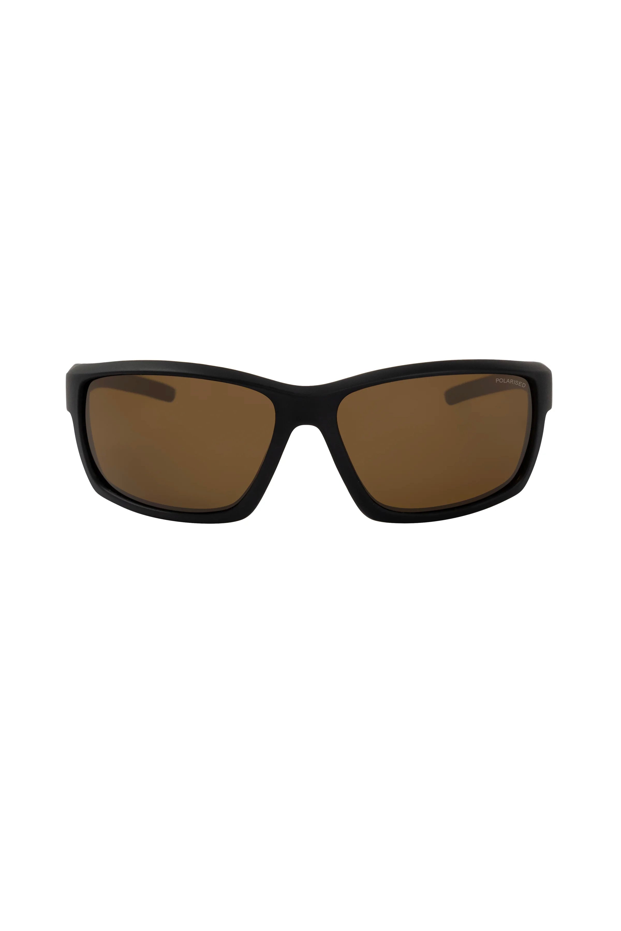 ANGLER II SUNGLASSES - MATTE BLACK / BROWN