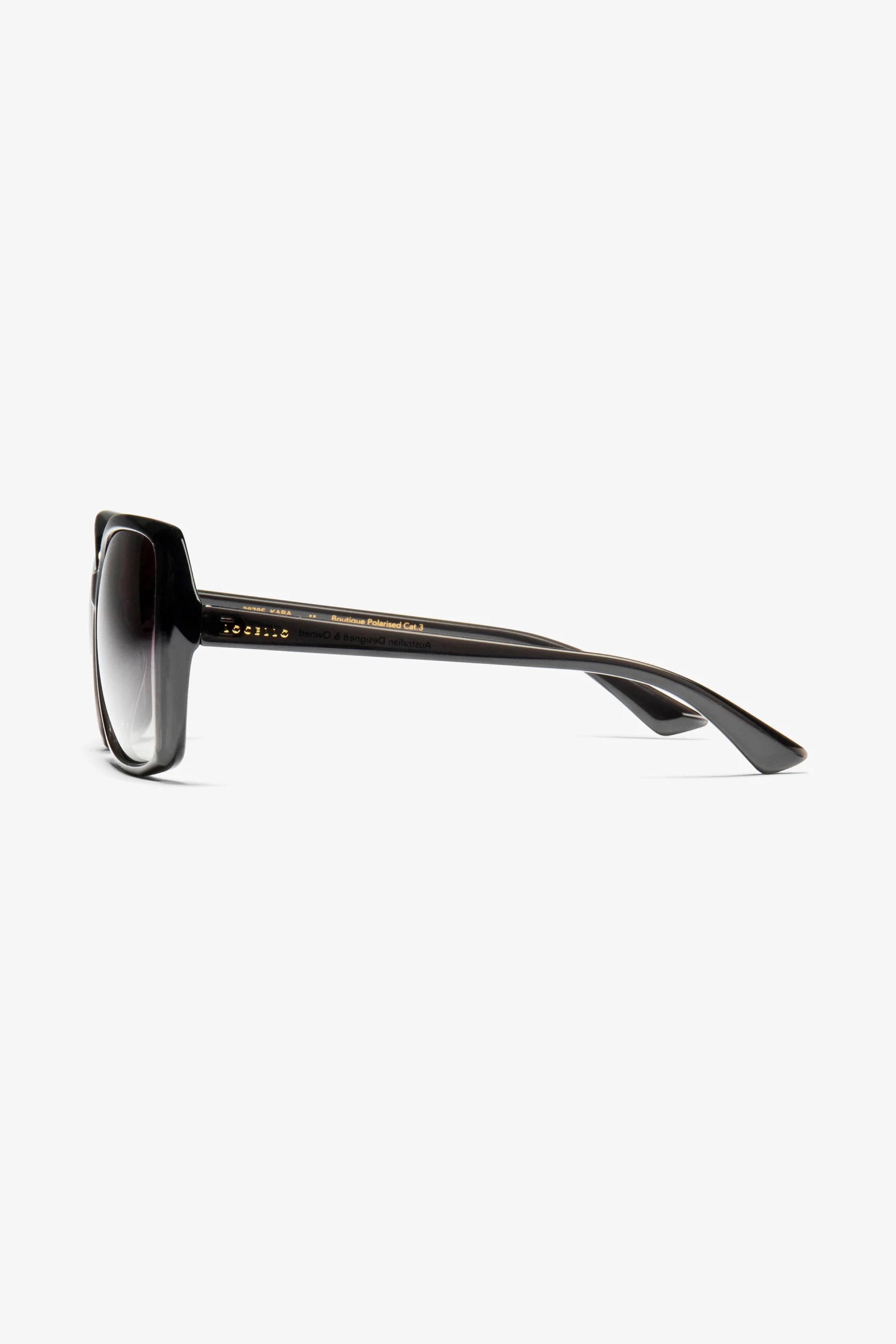 KARA SUNGLASSES - CRYSTAL BLACK